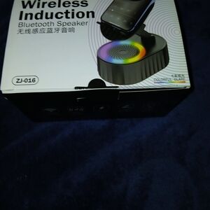 Wireless Induction Bluetooth Speaker with Colorful LED